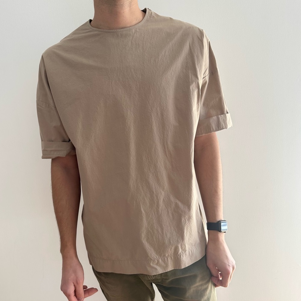 NWT COS  OVERSIZED TAN SHIRT - S